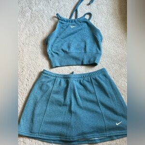 Nike matching skort and halter top. NWOT